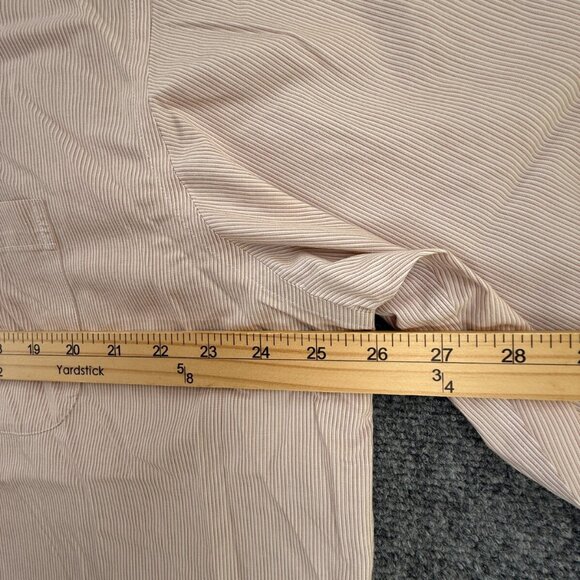 Brooks Brothers Non Iron Button Up Shirt Men Striped 17.5 34 Madison Supima - Picture 6 of 16